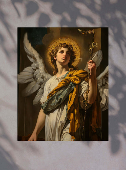 Angel of Balance Religious Painting Bible Art Print