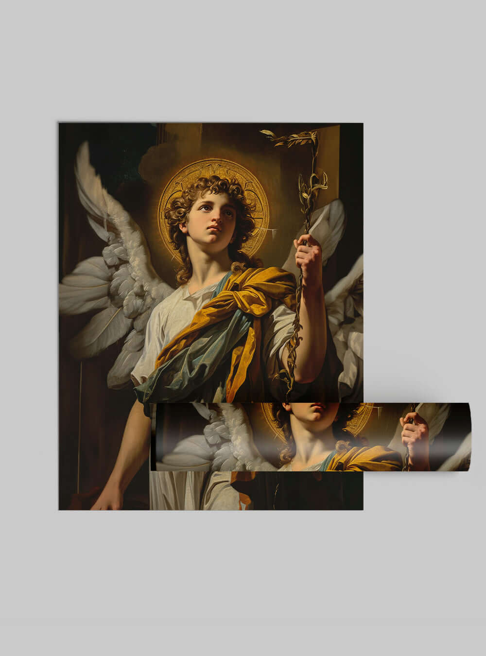 Angel of Balance Religious Painting Bible Art Print