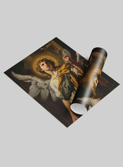 Angel of Balance Religious Painting Bible Art Print