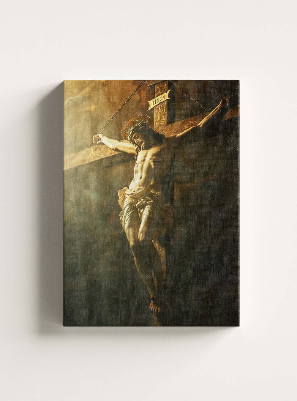 Balancing Spiritual & Worldly Wisdom - Christian Neoclassical Canvas