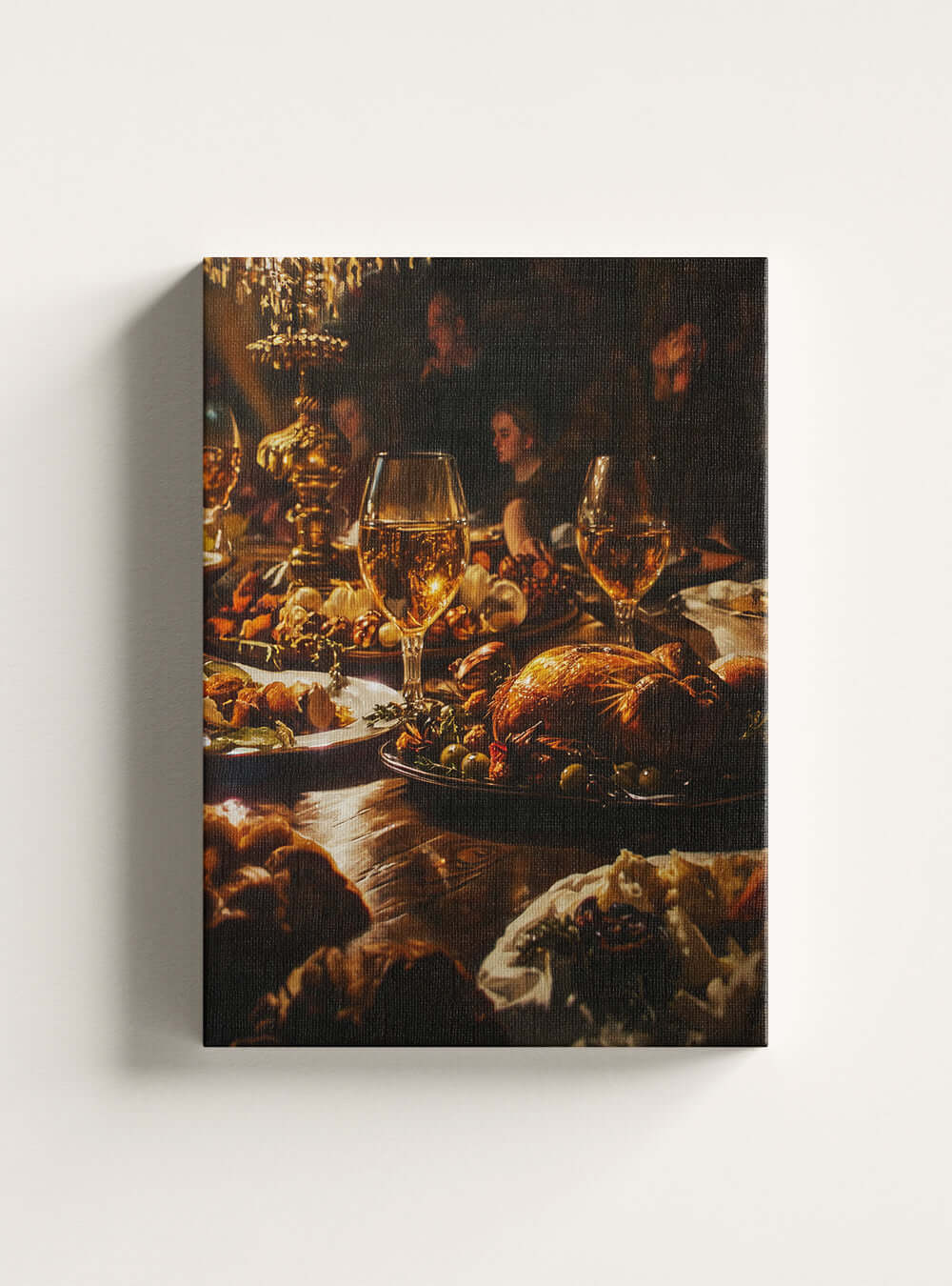 Bible Art Poultry Stew Christian Home Decor Canvas by Holysteller