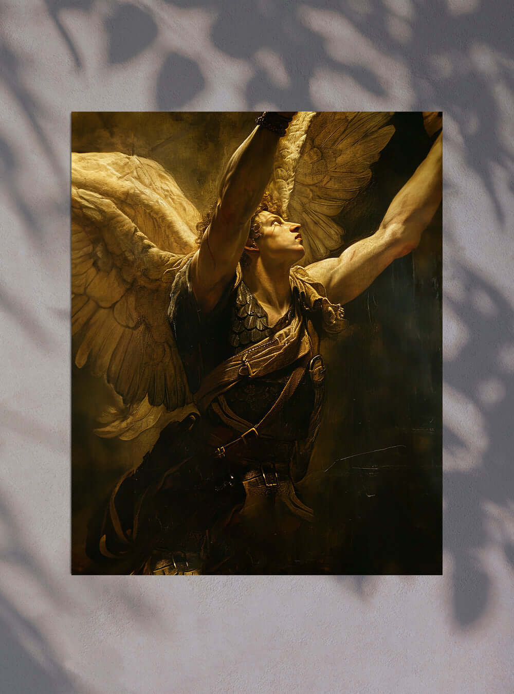 Bible Art: Triumphant Archangel Christian Home Decor Poster Print