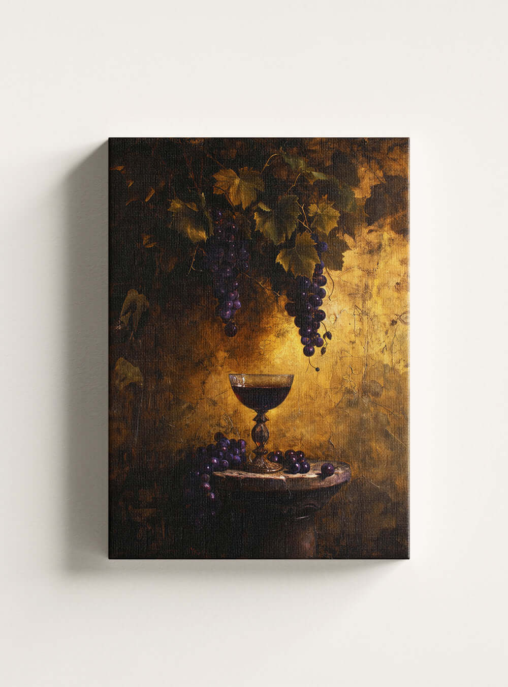 Biblical Grape Harvest Christian Art Canvas Print