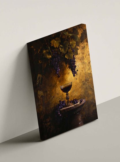 Biblical Grape Harvest Christian Art Canvas Print