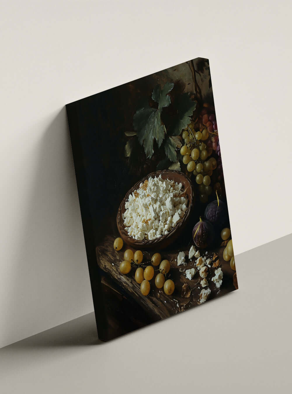 Biblical Nourishment Impression: Christian Wall Art on Canvas