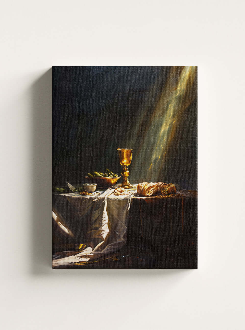 Biblical Verse Depiction: Inspiring Christian Canvas Art