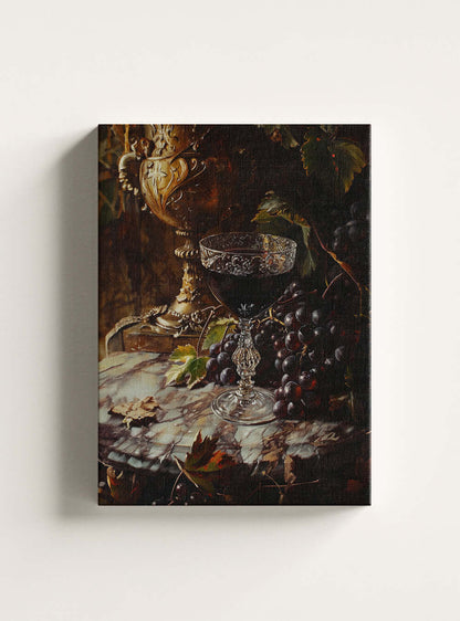 Biblical Wine Celebration Canvas Art from Christian Wall Decor