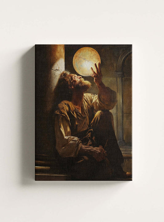 Biblical Wisdom Canvas Art: Christian Home Decor Print