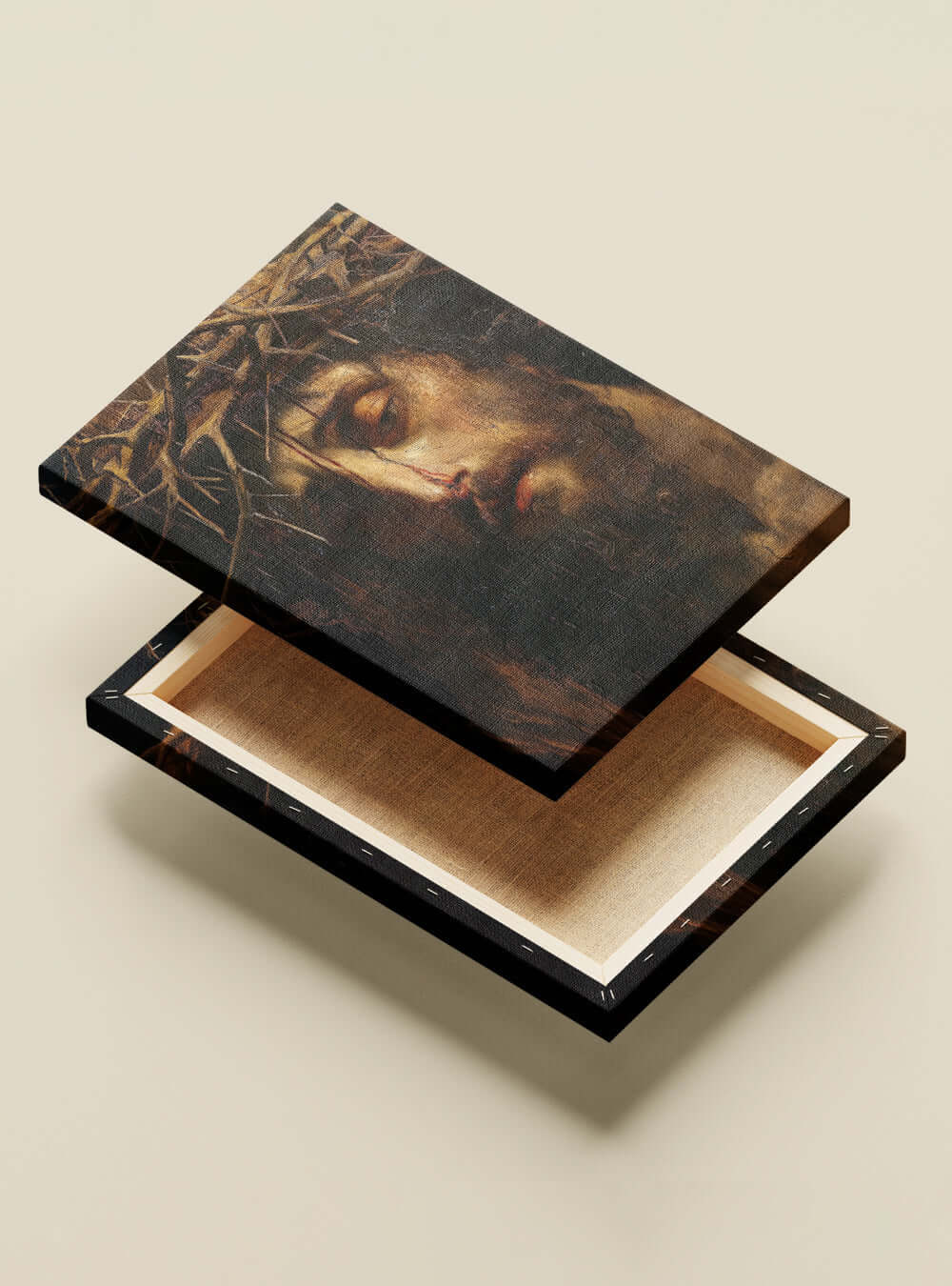 Books of the Bible Christian Canvas: Neoclassical Painting Style Scripture Image Print