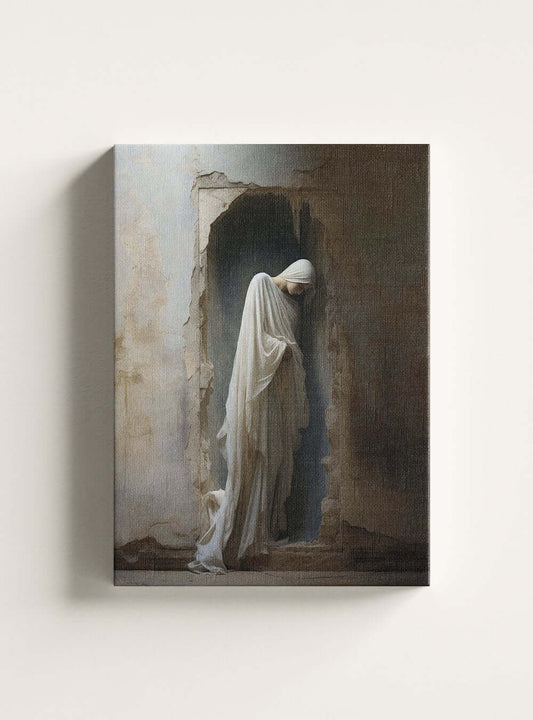 Christian Canvas - Ephesians 4:27 Cloaked Figure Print