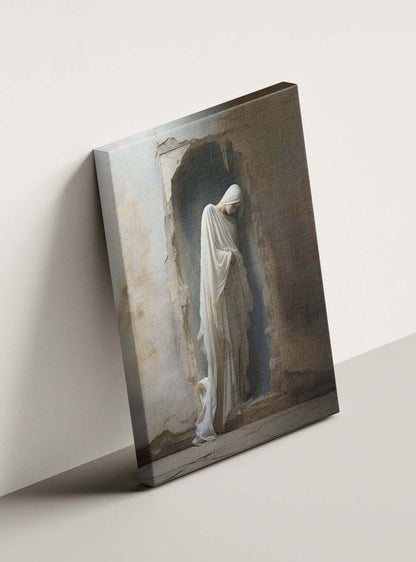 Christian Canvas - Ephesians 4:27 Cloaked Figure Print