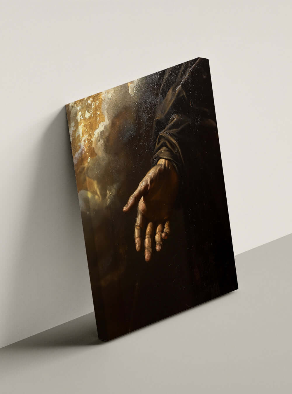 Christian Canvas: Nurturing Hand Bible Verse Wall Art, Religious Painting