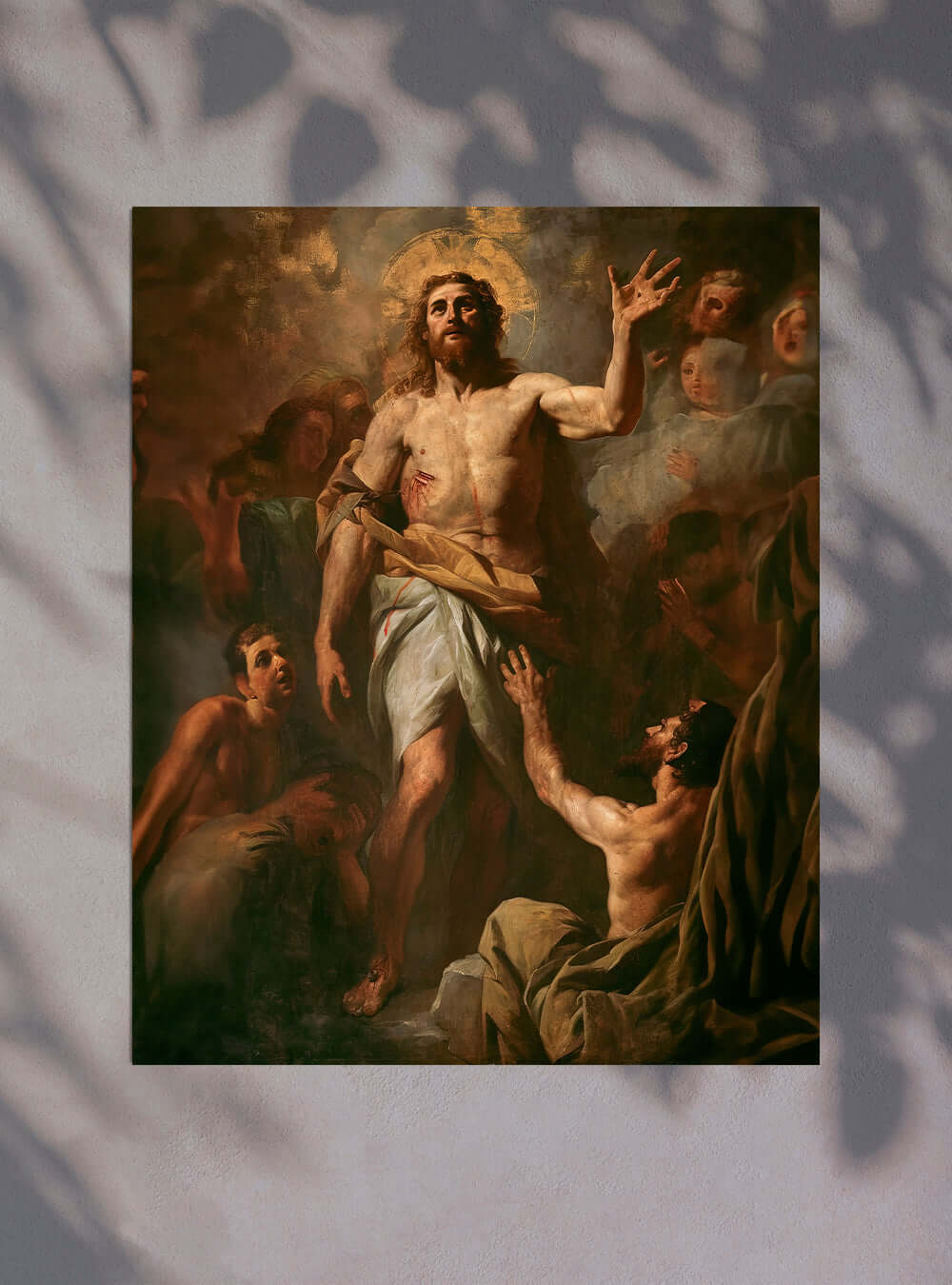 Christian Compassion - Neoclassical Divine Poster - Christian Iconography Print