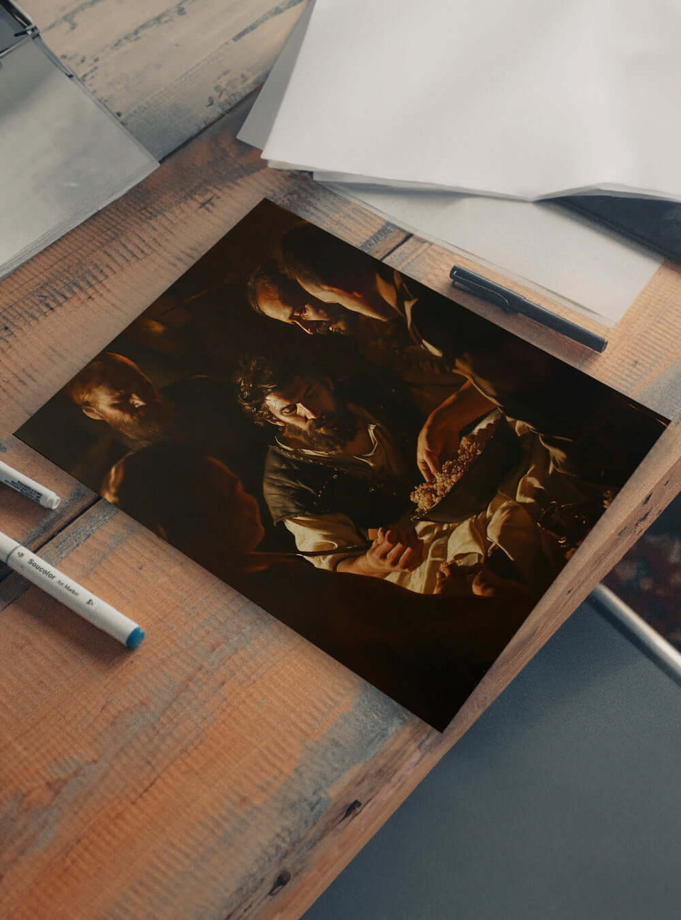 Exclusive Bible Art: Vintage Grain Feast Christian Wall Art Print