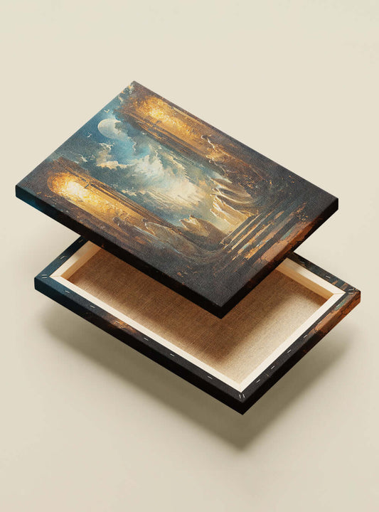 Christian Home Decor, Bible Art: Exclusive Radiata Pine Framed Canvas Print