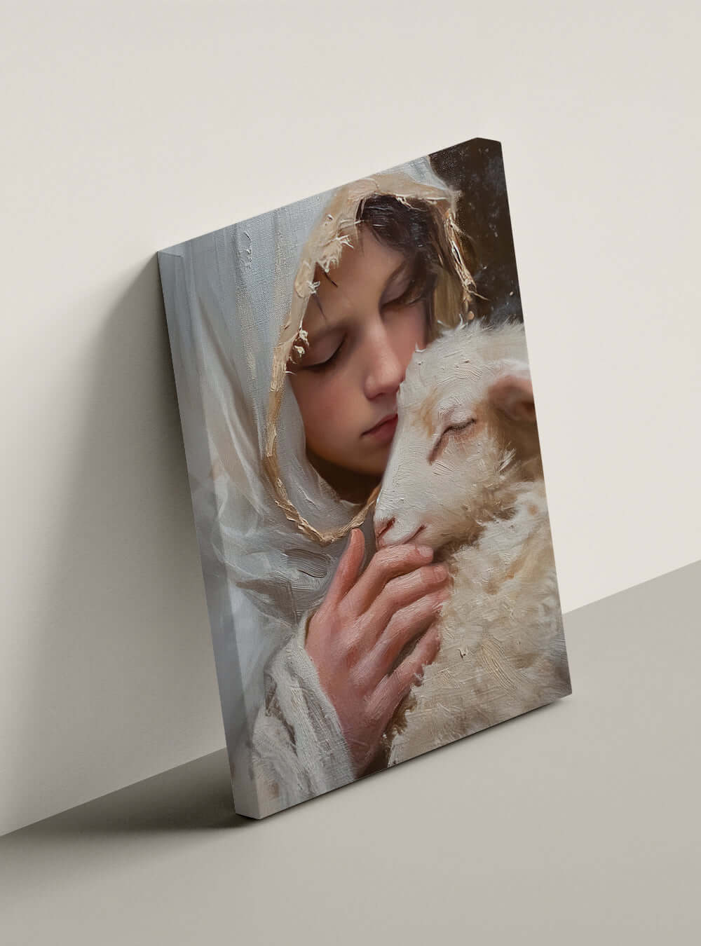 Christian Iconography Canvas - Cultivating Joy in the Ordinary with Holysteller