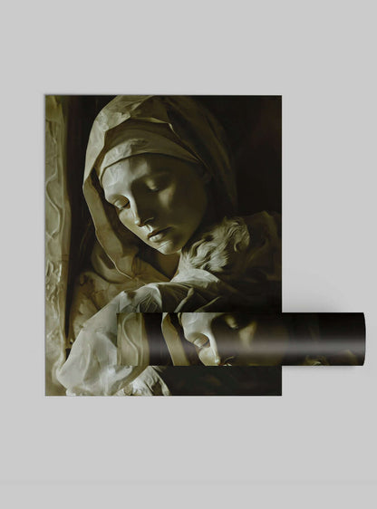 Christian Image Neoclassical Serenity Chiaroscuro Print