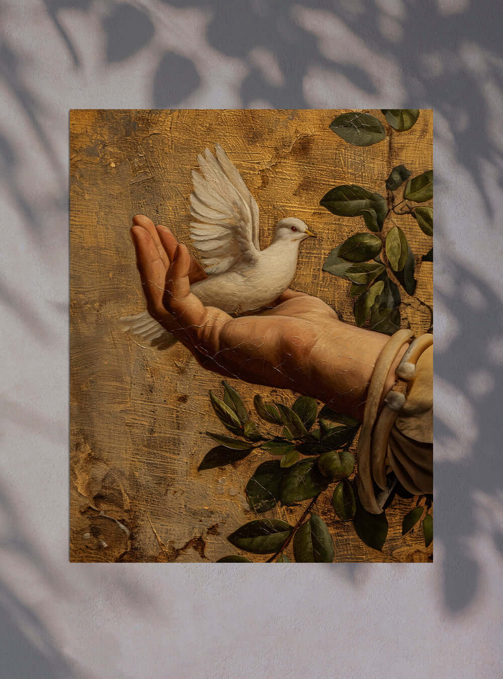 Christian Painting Neoclassical Harmony Dove Poster Picture Print