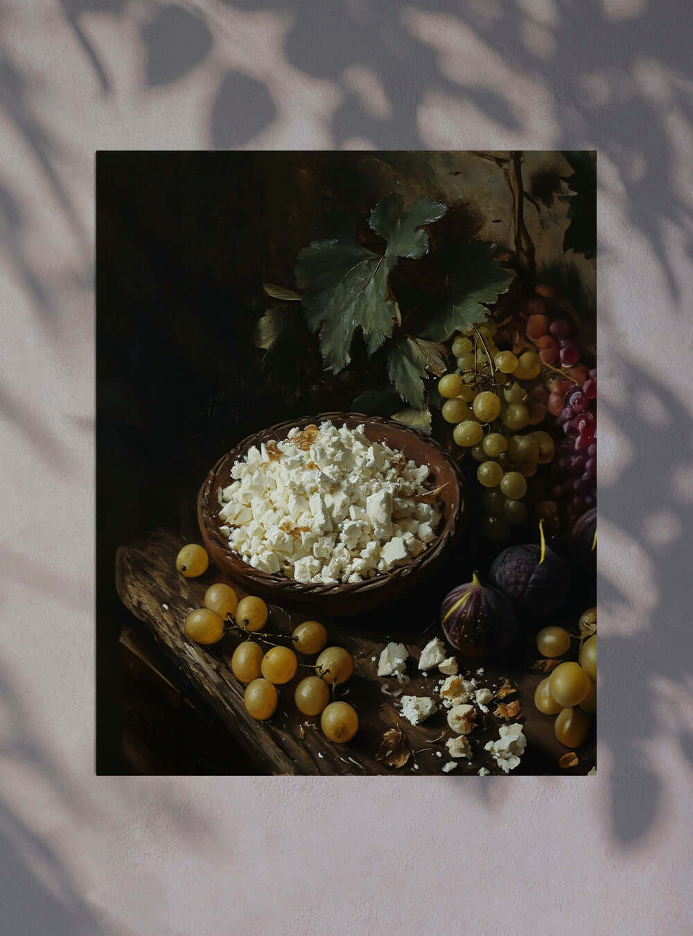 Christian Wall Decor: Biblical Nourishment Still Life Poster Print