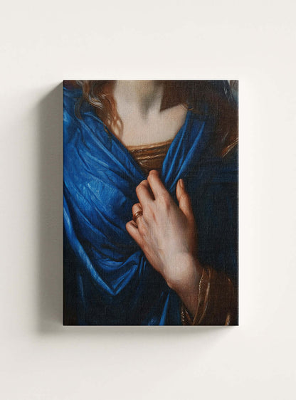 Christian Wall Decor: Empathy and Connection Neoclassical Painting on Canvas