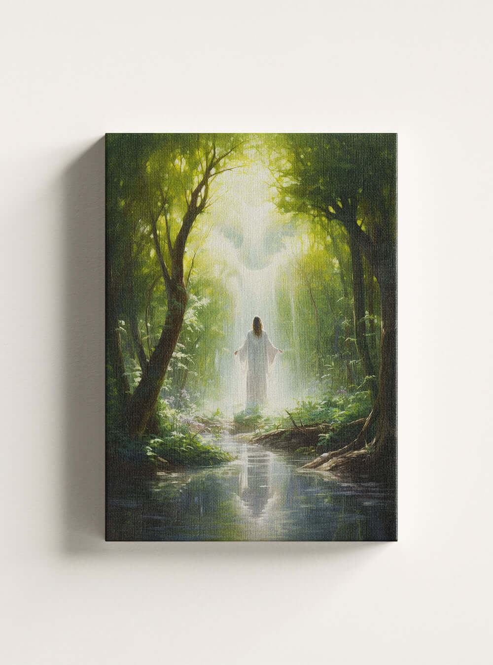 Colossians 1:10 - Enigmatic Spiritual Art - Christian Decor Canvas Print