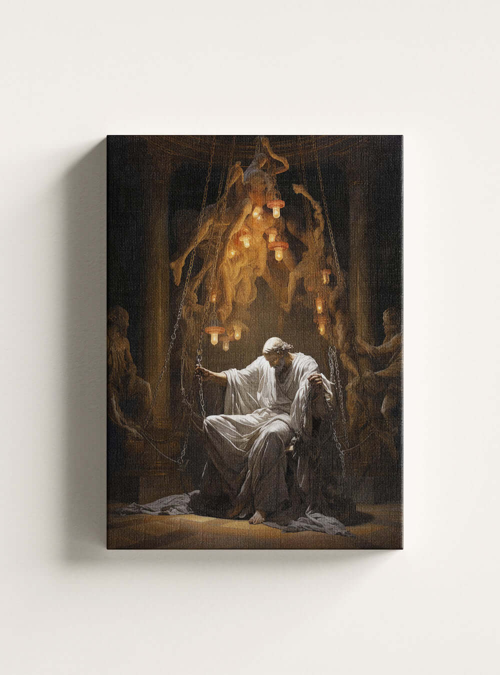 Colossians 1:14 Majestic Throne Art - Christian Canvas Print