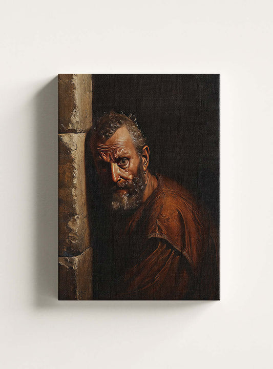 Colossians 1:15 Christian Iconography Canvas: A Touch of Faith