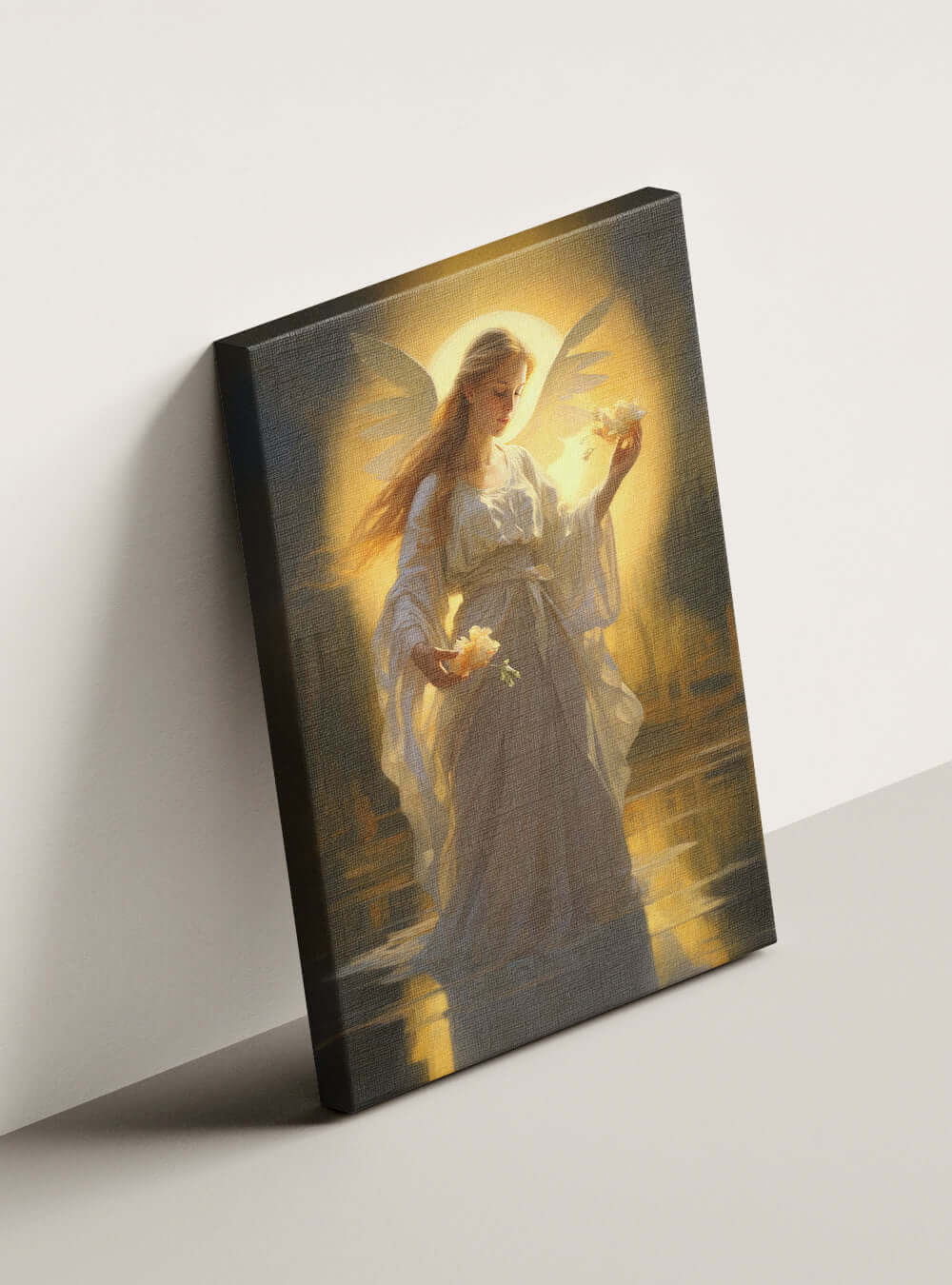 Colossians 2:10 Serenity Angel Bible Canvas Print