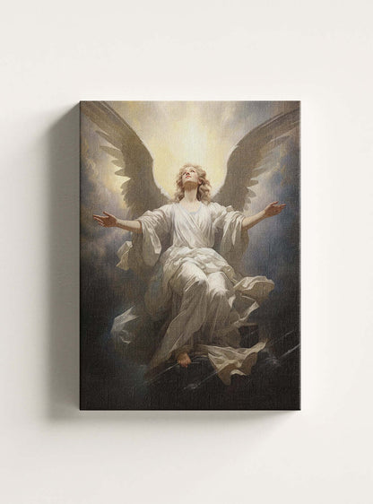 Colossians 2:9 Angelic Divine Light Bible Canvas Print