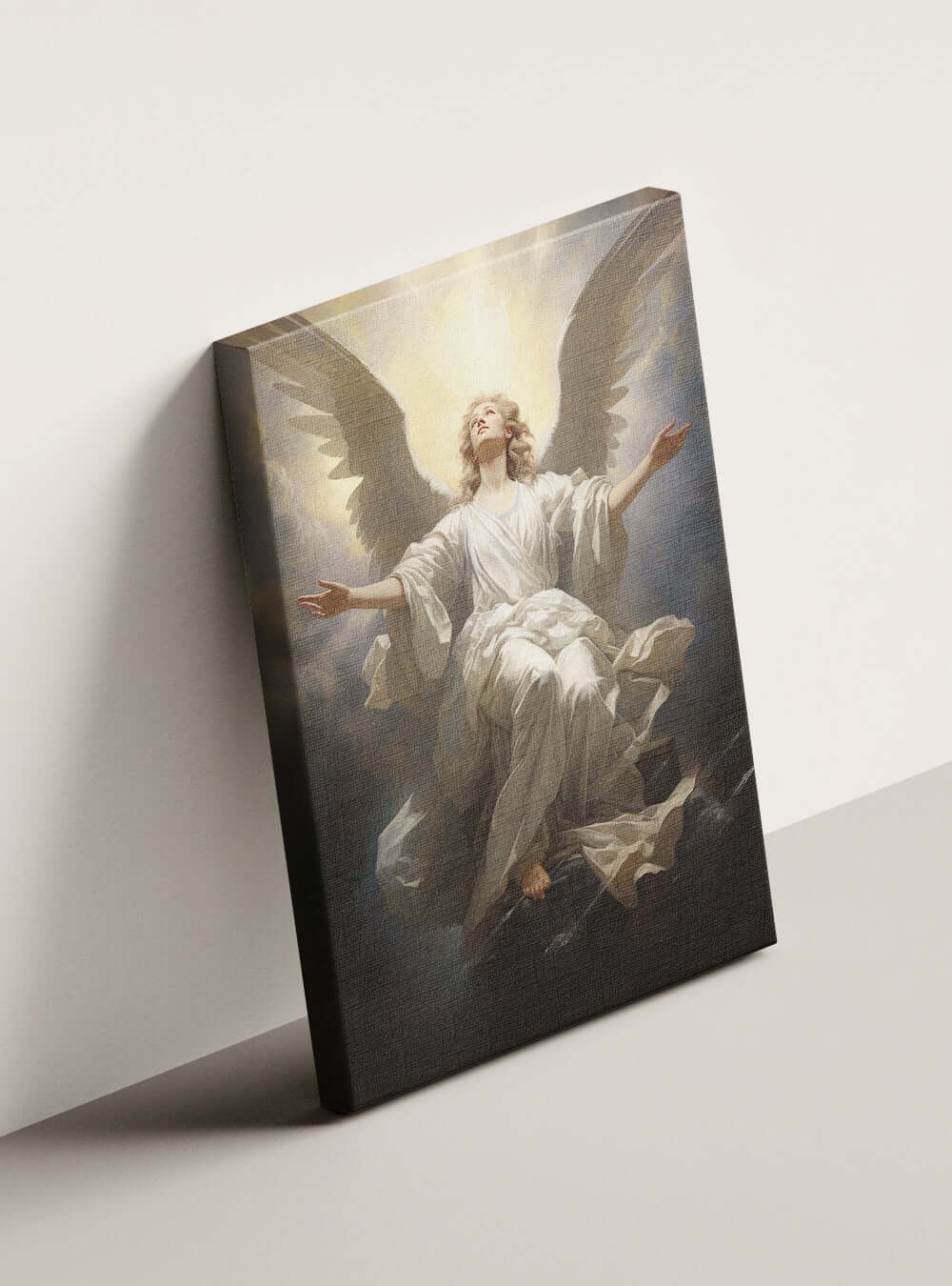 Colossians 2:9 Angelic Divine Light Bible Canvas Print