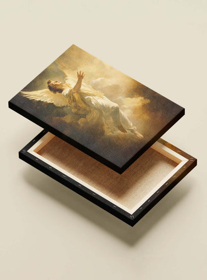 Colossians 3:2 Biblical Canvas Art - Holysteller Christian Wall Display