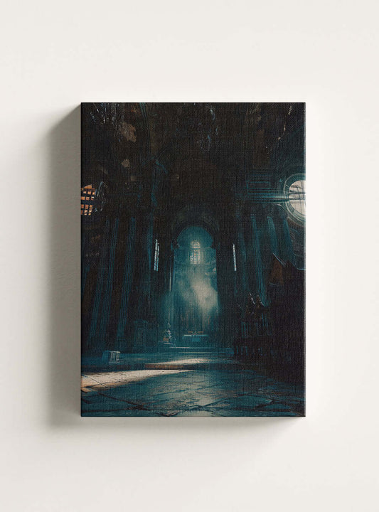 Contemplative Sacred Art on Canvas - Holysteller's Christian Wall Decor