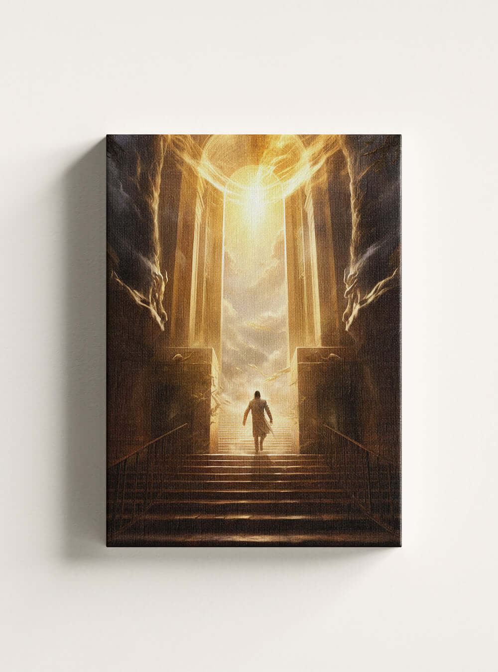 Divine Canvas - Acts 4:12 Ascend Journey Artwork Print