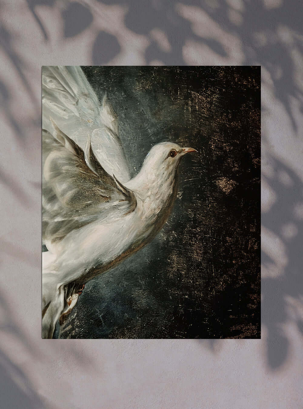 Dove of Peace Scripture - Christian Wall Art by Holysteller