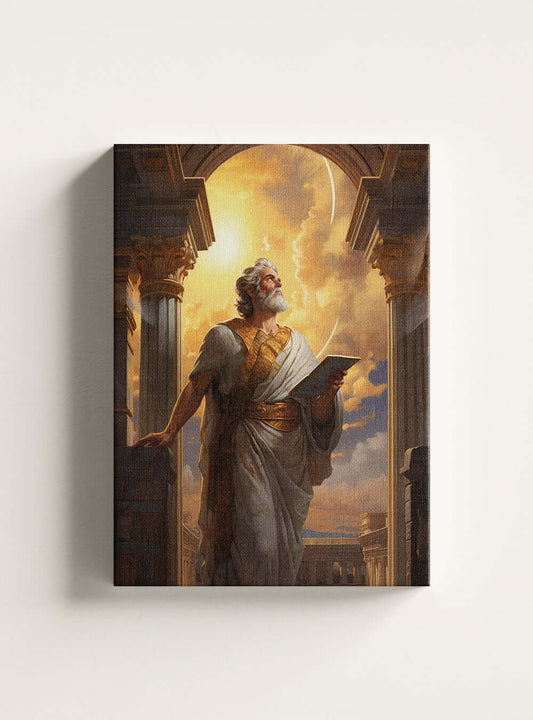 Ephesians 1:11 - Majestic Scholar - Christian Art Canvas Print