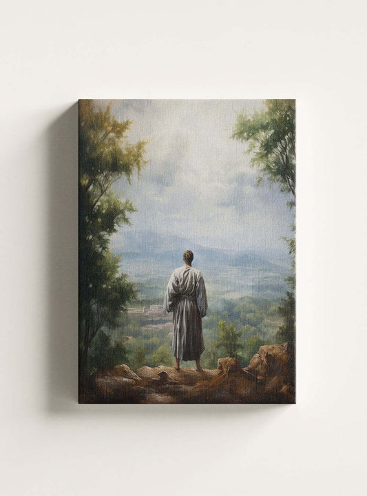 Ephesians 3:20 - Sacred Art Canvas Print - Bible Verse