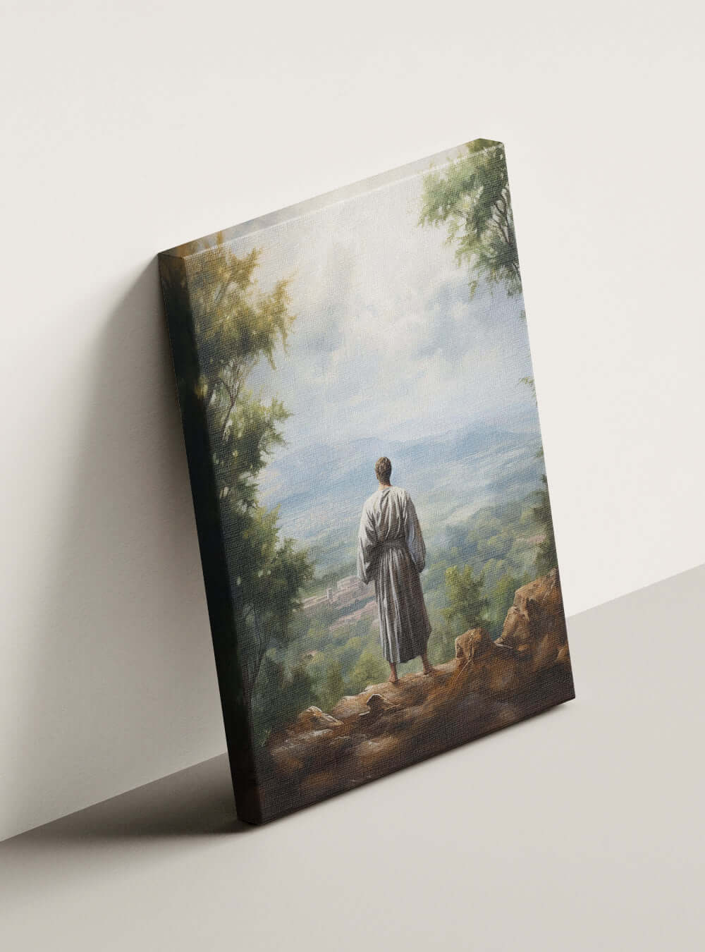 Ephesians 3:20 - Sacred Art Canvas Print - Bible Verse