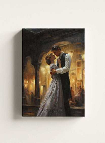 Ephesians 5:2 Romantic Dance Christian Home Decor Canvas Print