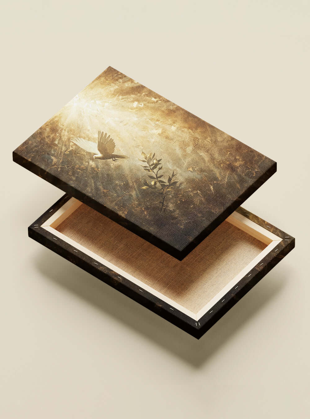 Exceptional Dove & Olive Branch Christian Art Gift for Graceful Interiors