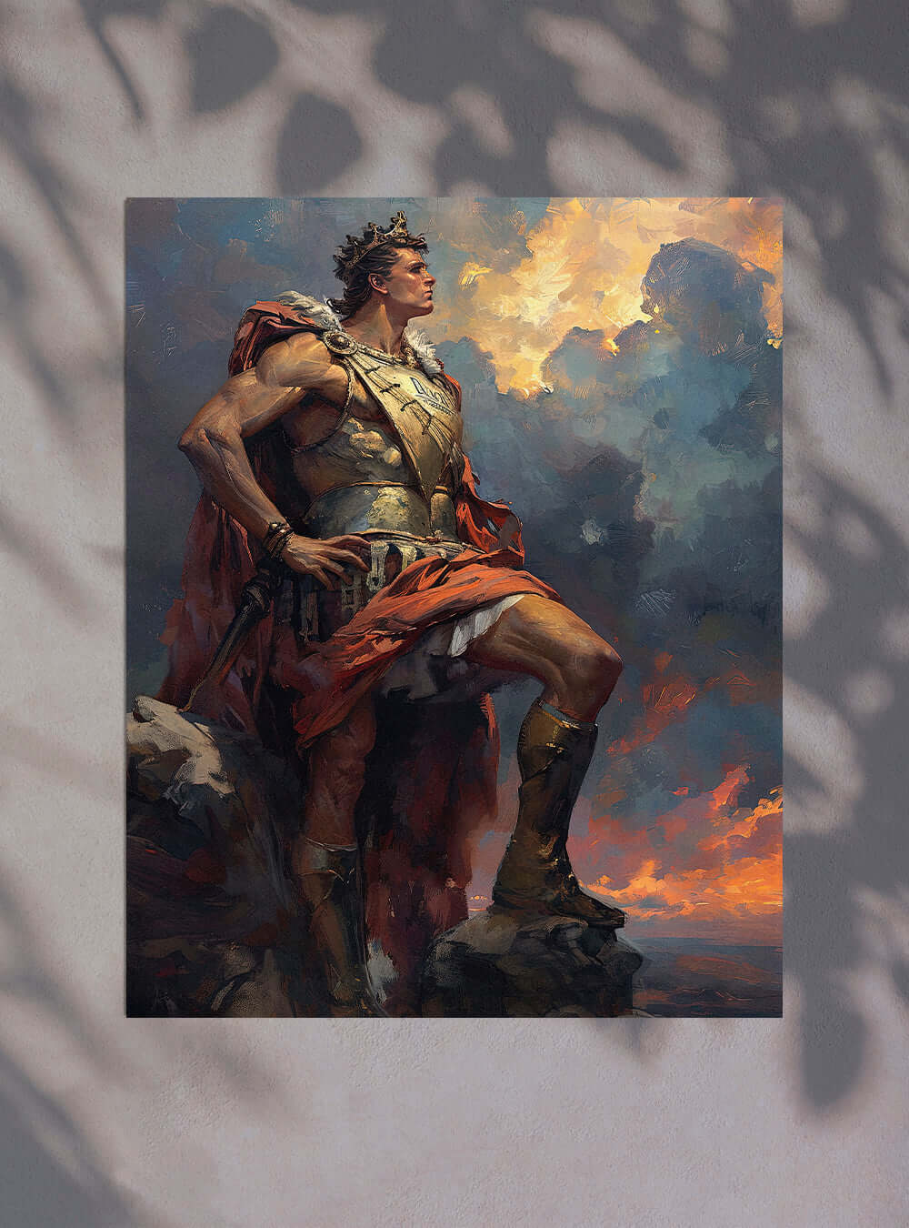 Exclusive Revelation 20:4 Majestic Warrior Poster - Christian Artwork Print