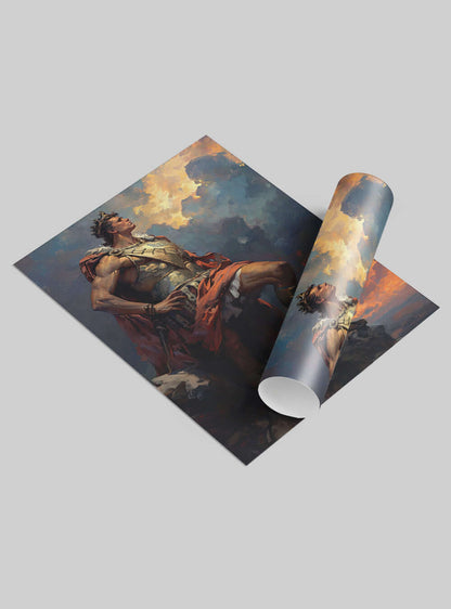 Exclusive Revelation 20:4 Majestic Warrior Poster - Christian Artwork Print