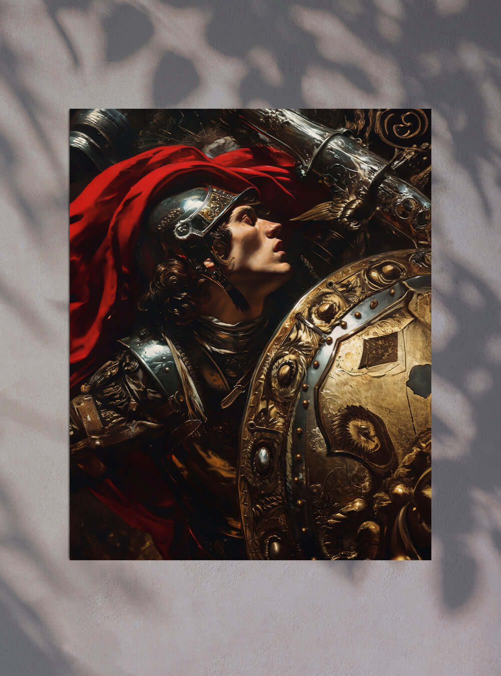 Heroic Courage Neoclassical Poster Print - Christian Wall Decor