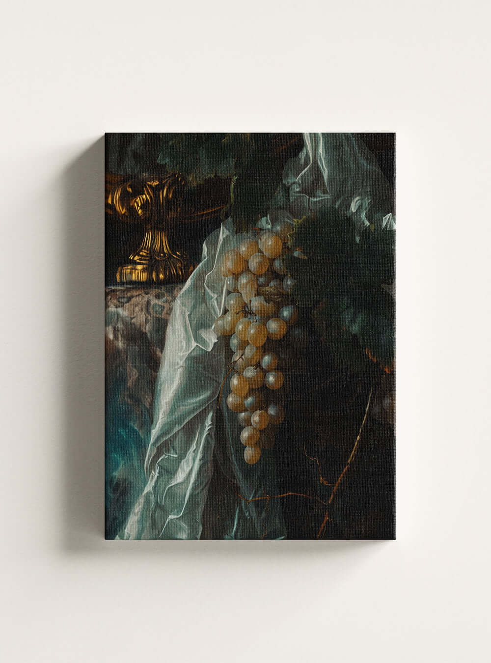 Holysteller's Christian Art Canvas - Grapes Symbolic Scripture Image for Home Decor