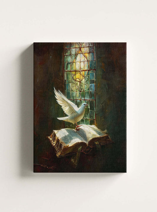 Inspiring Bible Verse Image Embellished on Holysteller Canvas Christian Art Gift