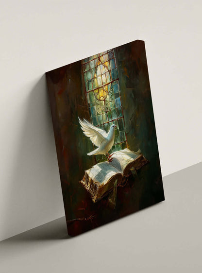 Inspiring Bible Verse Image Embellished on Holysteller Canvas Christian Art Gift