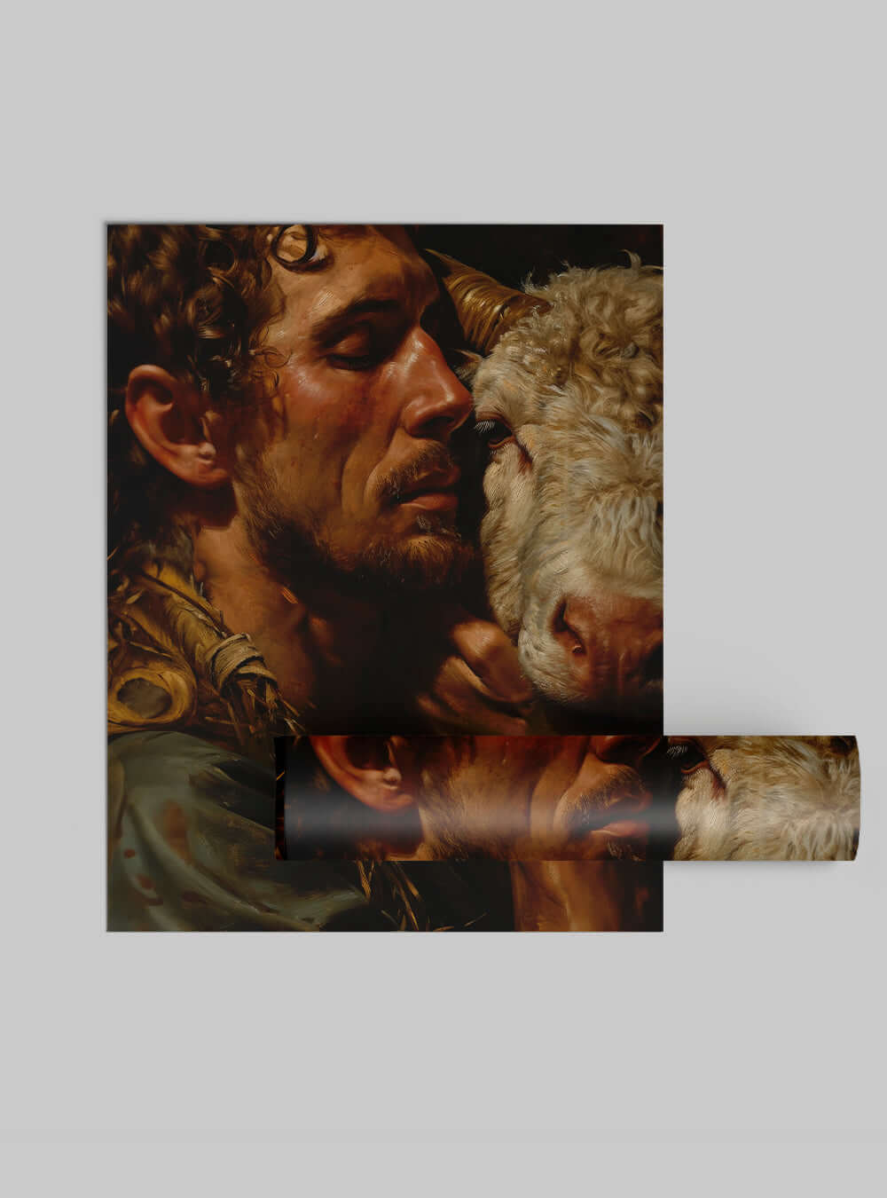 Inspiring Forgiveness-Inspired Poster Print Religious Painting