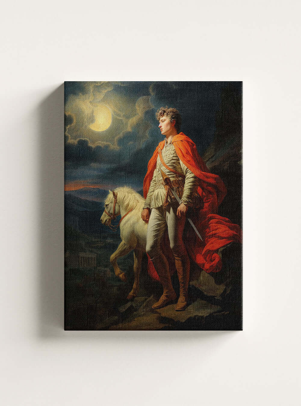 Isaiah 40:31 - Heroic Horseback Figure - Christian Canvas Print