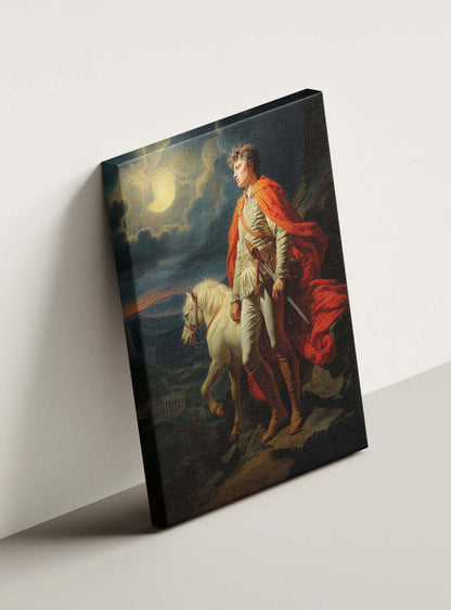 Isaiah 40:31 - Heroic Horseback Figure - Christian Canvas Print