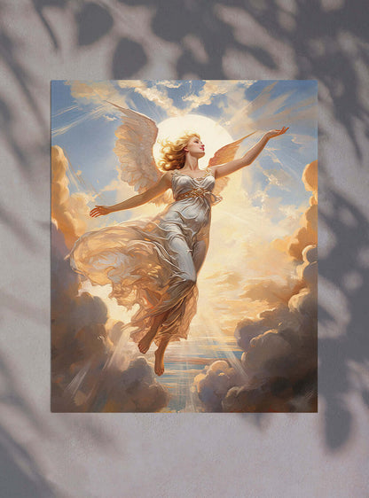 Isaiah 9:6 'Heavenly Grace Angelic' Christian Wall Art by Holysteller