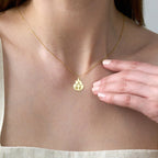 Minimalist Holy Fire Necklace in 18k Gold Vermeil